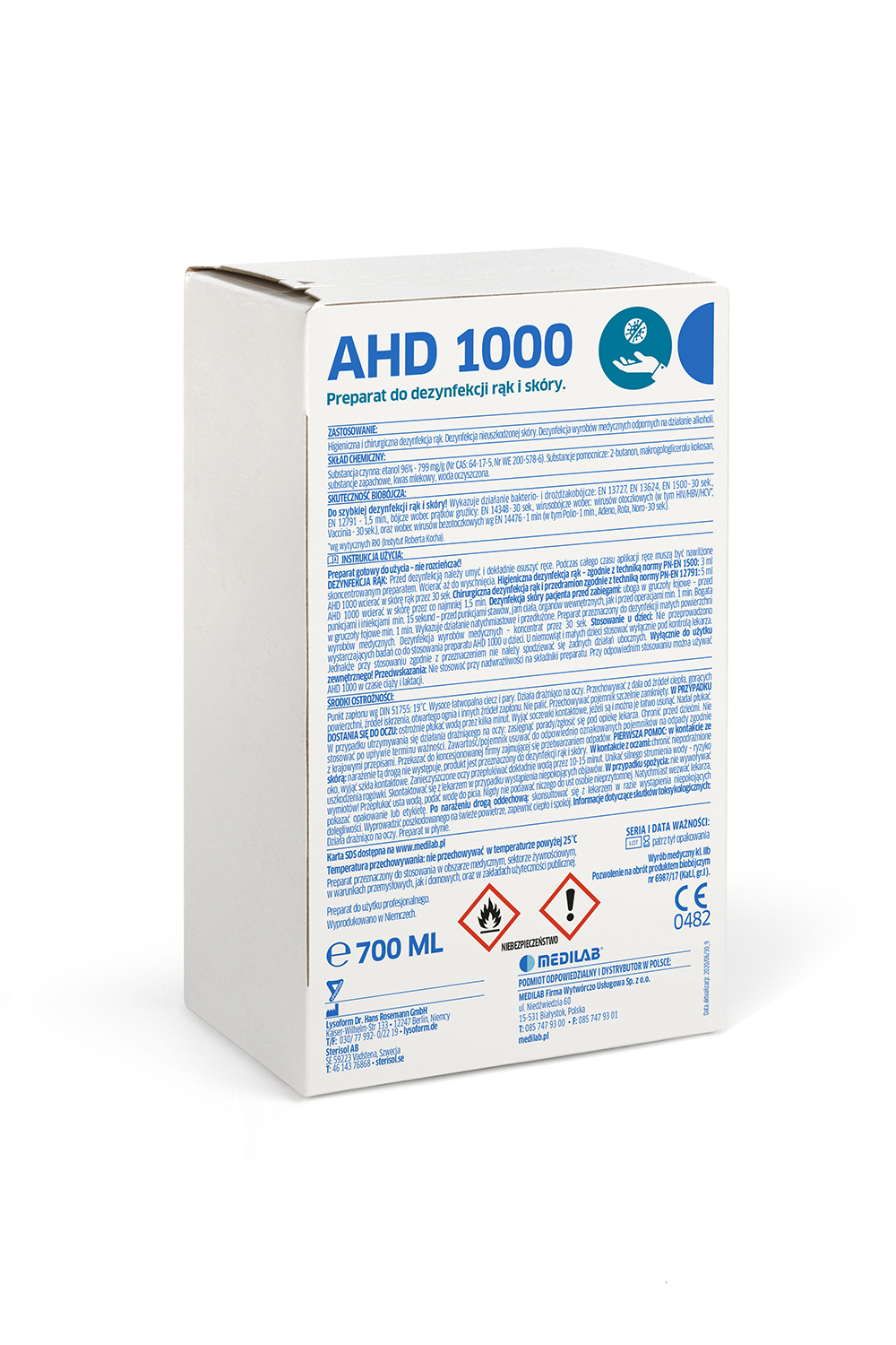 AHD 1000 Sterisol - 700ML