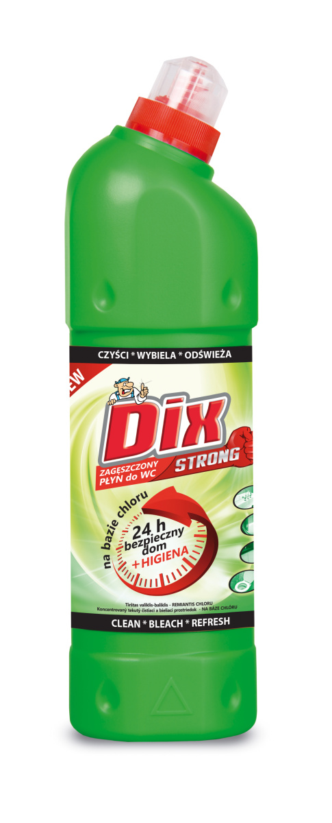 DIX STRONG Płyn Czyszcząco-Wybielający Do WC 750 ml - obrazek 2