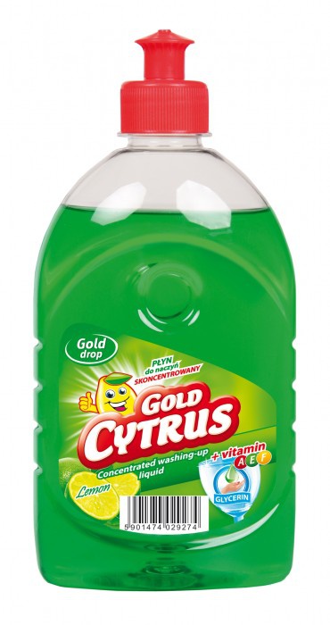 GOLD CYTRUS Płyn Do Mycia Naczyń 500ml - obrazek 5