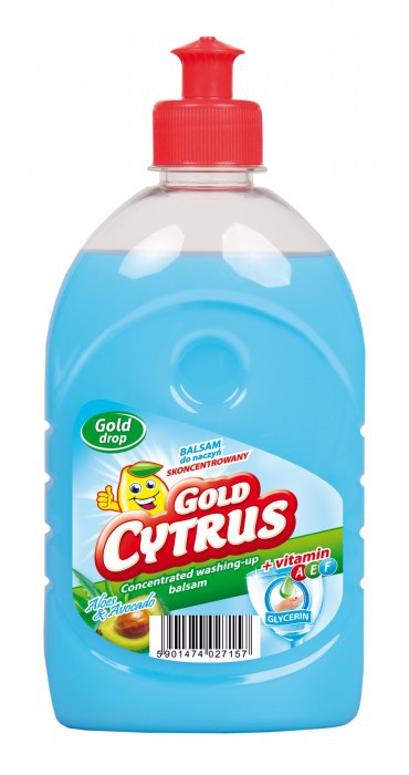 GOLD CYTRUS Płyn Do Mycia Naczyń 500ml - obrazek 3