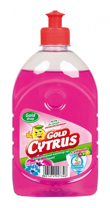 GOLD CYTRUS Płyn Do Mycia Naczyń 500ml - obrazek 4