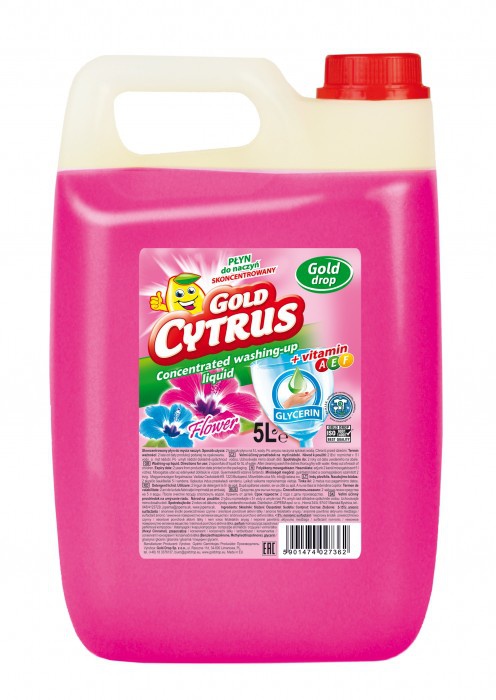 GOLD CYTRUS Płyn Do Mycia Naczyń 5L - obrazek 4