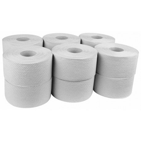 Papier Toaletowy Jumbo Szary 120m 1W. 12szt.