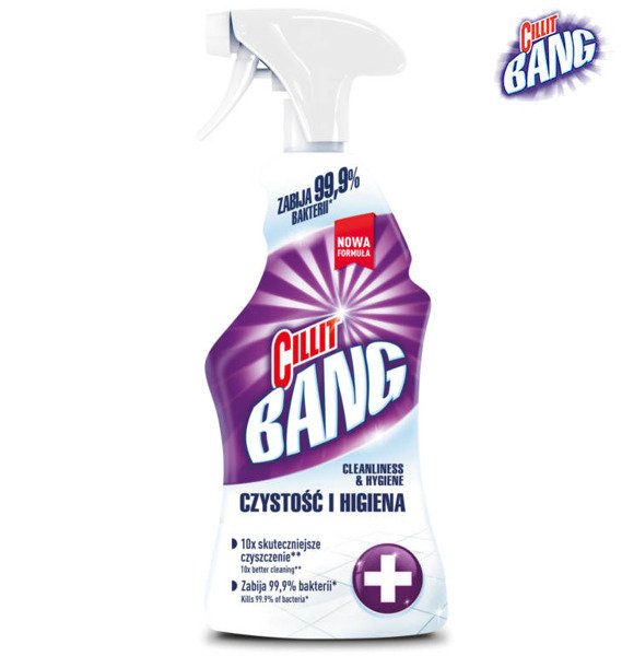 CILLIT BANG Wybielanie i Higiena Spray 750ml