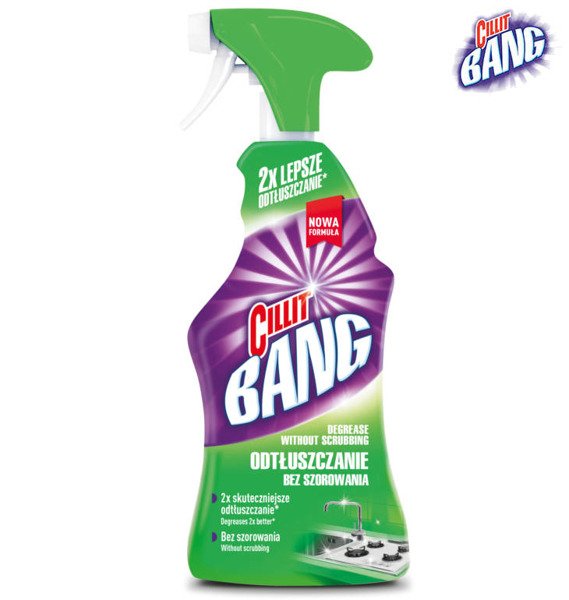 CILLIT BANG Odtłuszczanie Bez Szorowania Spray 750ml