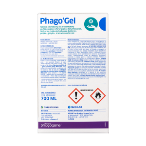 PHAGO'GEL Żel Do Higienicznej I Chirurgicznej Dezynfekcji Rąk Sterisol - 700ML