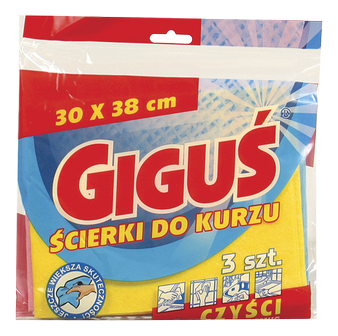 GIGUŚ Ścierka Domowa Do Kurzu 3 szt.