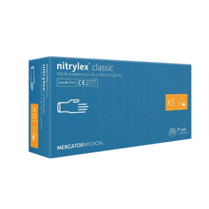 RĘKAWICZKI NITRYLOWE XS