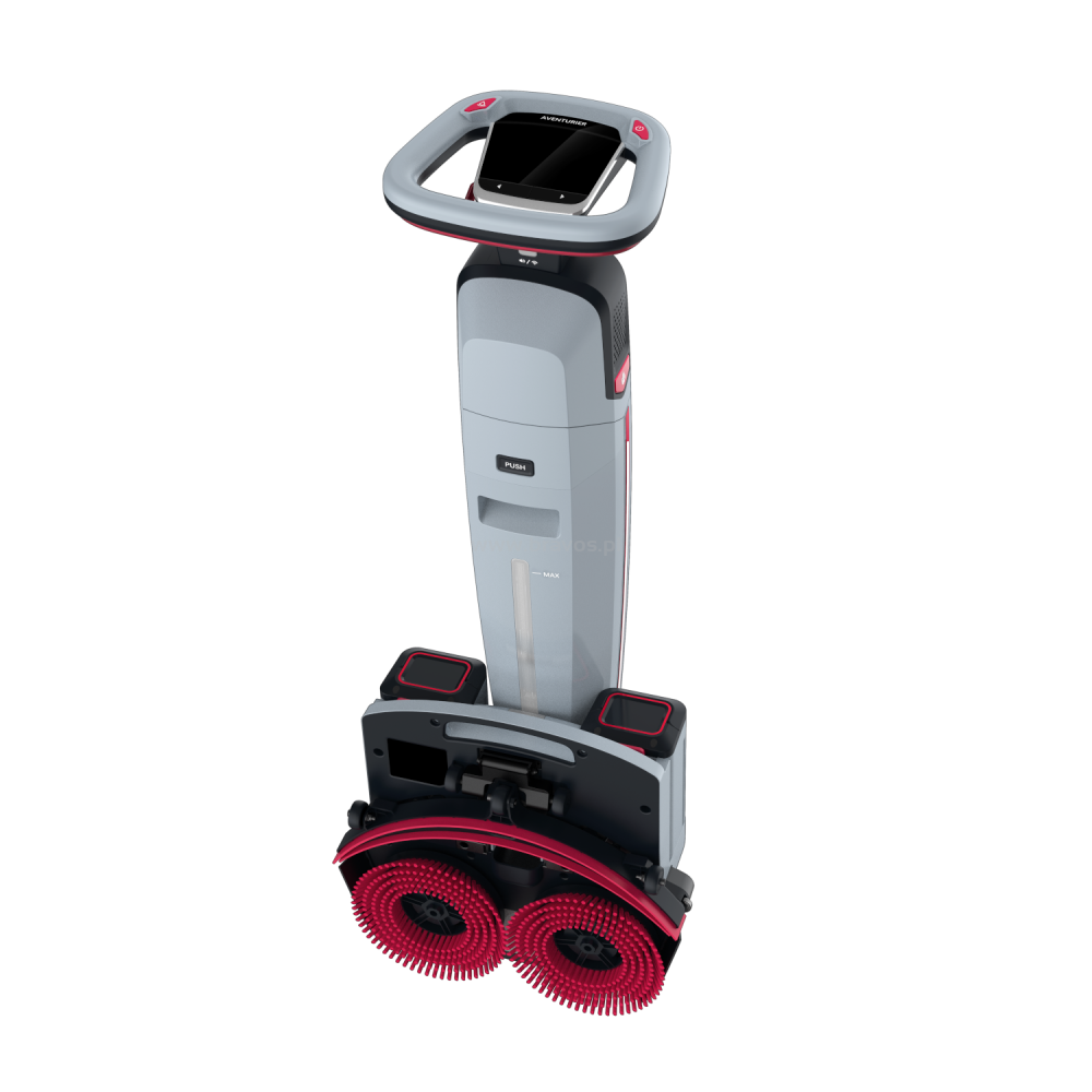 AVENTURIER ARTIST 1 PRO - pionowa mini szorowarka kolor: Szary - 2 baterie - obrazek 2